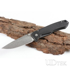 Loksa no logo 9CR18MOV blade G10 folding knife UD405483